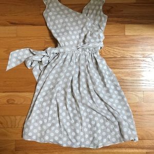 Express polka dot dress